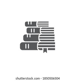 Icono de biblioteca de libros, color, línea, signo de vector de contorno, pictograma de estilo lineal aislado en blanco. Símbolo, ilustración del logotipo. Trazo editable. Píxel perfecto