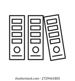 Icono de Biblioteca de libro Esquema de trazo editable, lectura y aprendizaje Icono de Vector de esquema editable de libro..eps