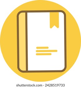 Book library icon stock illustration