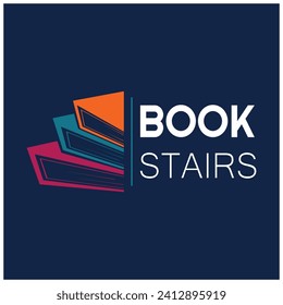 book or library logo for bookstores, book companies, publishers, encyclopedias, libraries, education, digital books, vectors