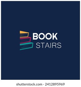 book or library logo for bookstores, book companies, publishers, encyclopedias, libraries, education, digital books, vectors