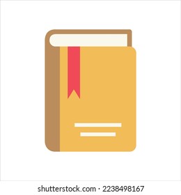 Diseño de símbolo de icono de vector de biblioteca de libros
