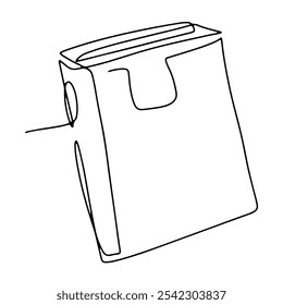 Book Library Vector Line Art Graphic Design