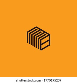 Resumen de la línea del libro Logotipo de negocio moderno creativo