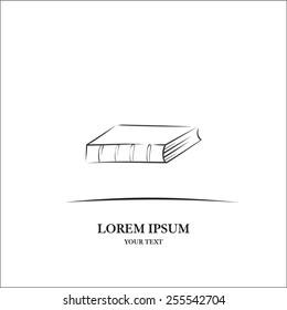Book line art