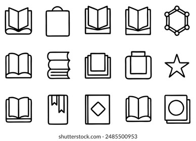 Book line art design elegant illustration artwork