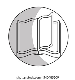 book line design icon image vector illustration design 