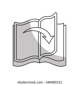 book line design icon image vector illustration design 