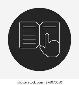 book line icon