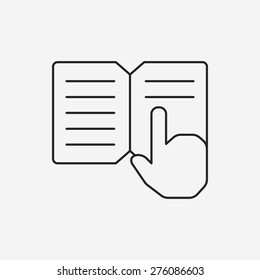 book line icon