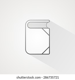 Book line icon
