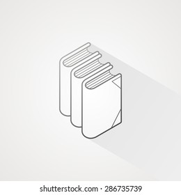 Book line icon