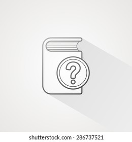 Book line icon