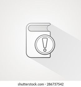 Book line icon