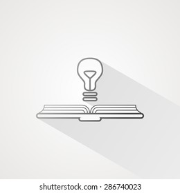 Book line icon