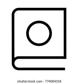  book Line icon