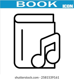 
Book line icon. Editable stroke. For website marketing design, logo, app, template,  etc. Vector illustration .EPS 10.
