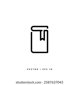 Book Line Icon. Editable Stroke