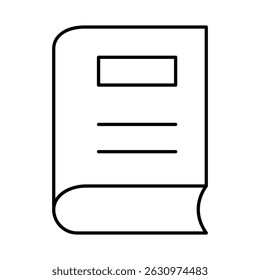Ícone De Linha Do Livro Traçado Editável. Educação, Estudo, Biblioteca, Leitura, Ciência, Estudante, Graduação, Ícones de livraria Ilustração vetorial