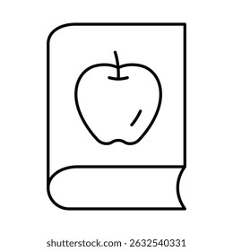 Icono de línea de libro Trazo editable. Educación, Estudio, Biblioteca, Lectura, Ciencia, Estudiante, Graduación, Iconos de librería Ilustración vectorial
