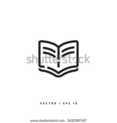 Book Line Icon. Editable Stroke