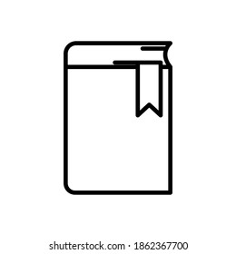 Book line icon. education symbol. simple design editable. design vector illustration