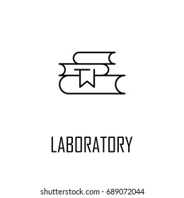 Book line icon. High quality black outline Logo for web site design and mobile apps. Vector illustration on a white background.