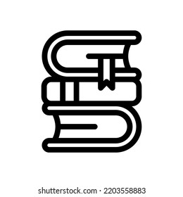 book line icon illustration vector graphic