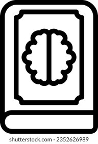 vector de ilustración de icono de línea de libro