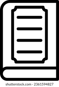 book line icon illustration vector