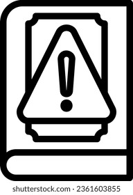 book line icon illustration vector