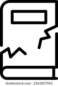 book line icon illustration vector
