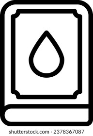 vector de ilustración de icono de línea de libro