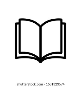 Symbol der Buchlinie, Logo einzeln auf weißem Hintergrund