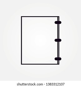 Book line icon, outline vector sign, linear style pictogram isolated on white. Symbol, logo illustration. Editable stroke. Pixel perfect vector graphics