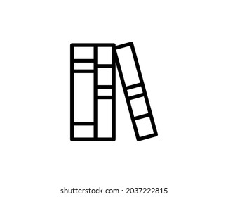 Book line icon, outline vector sign, linear style pictogram isolated on white. Symbol, logo illustration. Editable stroke. Pixel perfect.