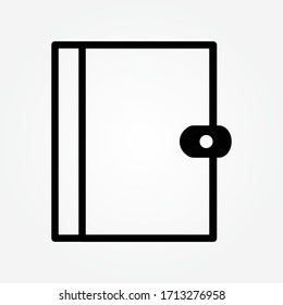 book line icon. sign design