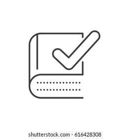 Book Line Icon Style