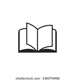 Book line icon vector illustration on white background. 