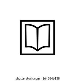 Book Line Icon Vector Illustration