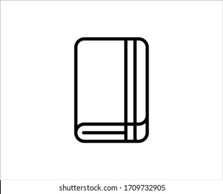 Book line icon. Vector symbol in trendy flat style on white background. Book sing for design