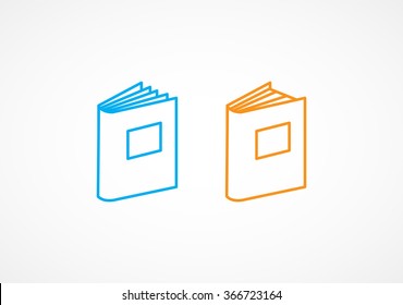 Book Line Icons