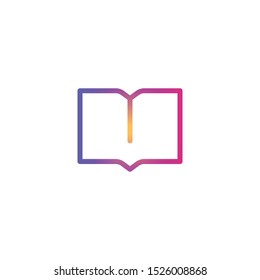 Book  - Line Vector Icon