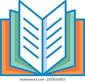 Book And Literatur Icon, book icon. sign design