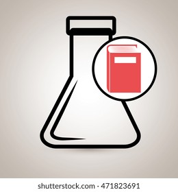 book literature library icon vector illustration design