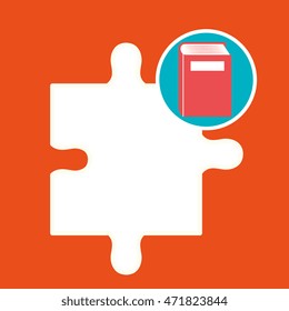 book literature library icon vector illustration design