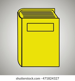 book literature library icon vector illustration design