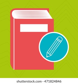 book literature library icon vector illustration design