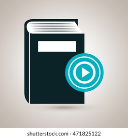 book literature library icon vector illustration design