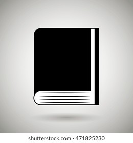 book literature library icon vector illustration design